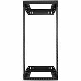 StarTech.com 2-Post 24U Heavy-Duty Wall Mount Network Rack, 19" Open Frame Server Rack with Adjustable Depth, Data Rack for IT Equipment~ — RACK-24U-20-WALL-OA