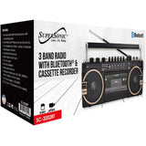 Supersonic SC-2121BT Micro Hi-Fi System - Black — SC-2121BT