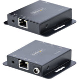 StarTech.com 4K HDMI Extender over CAT6/CAT5 Ethernet Cable, 4K 30Hz or 1080p 60Hz Video Extender, HDMI Transmitter and Receiver Kit — EXTEND-HDMI-4K40C6P1