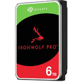 Seagate IronWolf Pro ST6000NT001 6 TB Hard Drive - 3.5" Internal - SATA (SATA/600) - Conventional Magnetic Recording (CMR) Method — ST6000NT001