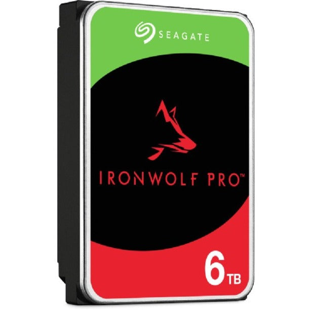 Seagate IronWolf Pro ST6000NT001 6 TB Hard Drive - 3.5" Internal - SATA (SATA/600) - Conventional Magnetic Recording (CMR) Method — ST6000NT001
