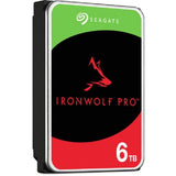 Seagate IronWolf Pro ST6000NT001 6 TB Hard Drive - 3.5" Internal - SATA (SATA/600) - Conventional Magnetic Recording (CMR) Method — ST6000NT001