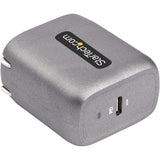 StarTech.com 30W USB-C Wall Charger, Portable GaN Charger w/ USB Power Delivery Fast Charging, USB-IF Certified, 6ft Cable, USB-C Charger — WCH1C30