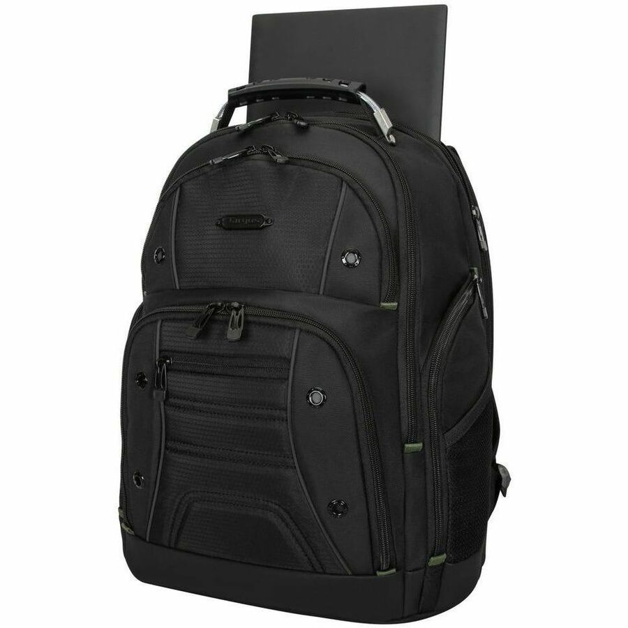 Targus Drifter TBB63805GL Carrying Case Rugged (Backpack) for 15" to 16" Notebook - Black - TAA Compliant — TBB63805GL
