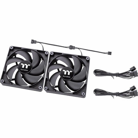 Thermaltake CT120 PC Cooling Fan (2-Fan Pack) - 2 Pack — CL-F147-PL12BL-A