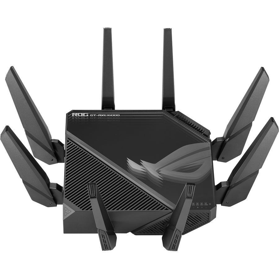 Asus ROG Rapture GT-AXE16000 Wi-Fi 6E IEEE 802.11ax Ethernet Wireless Router — GT-AXE16000