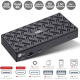 SIIG USB-C Quad Hybrid 4K Video Docking Station with 100W PD — JU-DK0Q11-S1