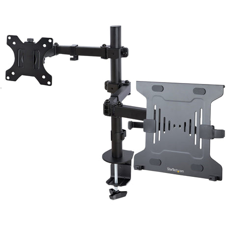 StarTech.com Monitor Arm with VESA Laptop Tray, For a Laptop & Single Display up to 32" (17.6lb/8kg), Adjustable Desk Laptop Arm Mount — A2-LAPTOP-DESK-MOUNT