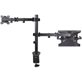 StarTech.com Monitor Arm with VESA Laptop Tray, For a Laptop & Single Display up to 32" (17.6lb/8kg), Adjustable Desk Laptop Arm Mount — A2-LAPTOP-DESK-MOUNT