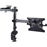 StarTech.com Monitor Arm with VESA Laptop Tray, For a Laptop & Single Display up to 32" (17.6lb/8kg), Adjustable Desk Laptop Arm Mount — A2-LAPTOP-DESK-MOUNT
