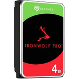 Seagate IronWolf Pro ST4000NT001 4 TB Hard Drive - 3.5" Internal - SATA (SATA/600) - Conventional Magnetic Recording (CMR) Method — ST4000NT001