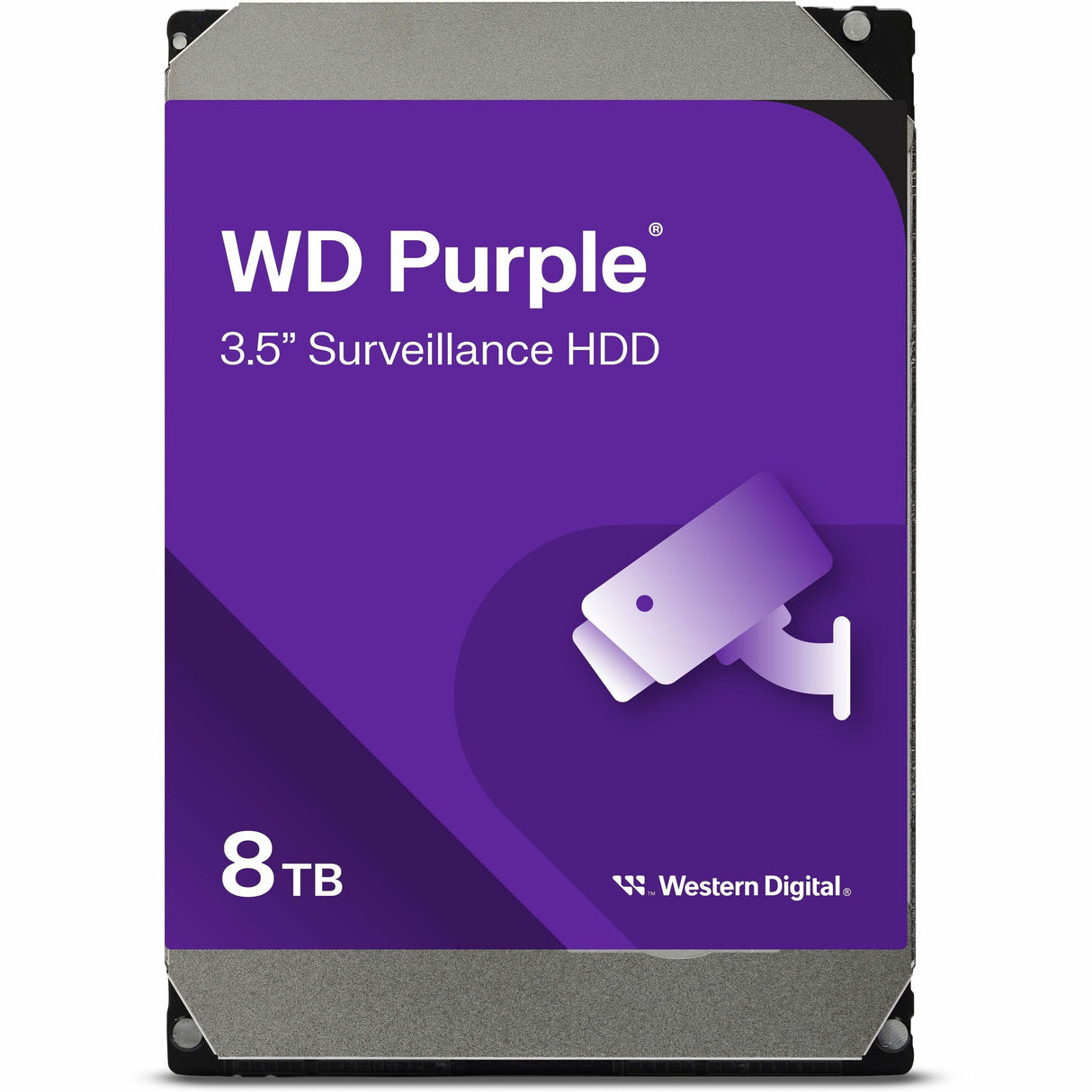WD Purple WD85PURZ 8 TB Hard Drive - 3.5" Internal - SATA (SATA/600) - Conventional Magnetic Recording (CMR) Method — WD85PURZ