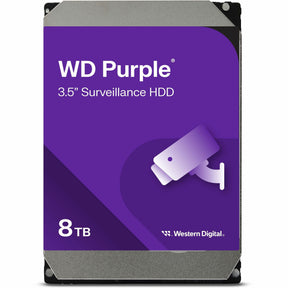 WD Purple WD85PURZ 8 TB Hard Drive - 3.5" Internal - SATA (SATA/600) - Conventional Magnetic Recording (CMR) Method — WD85PURZ