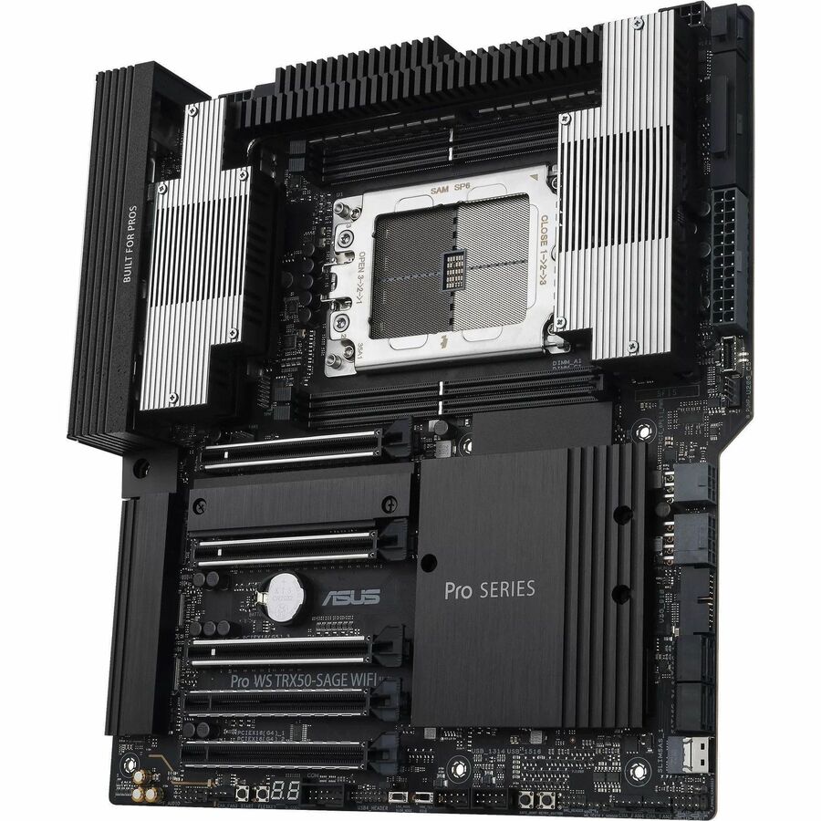 Asus PRO WS TRX50-SAGE WIFI Desktop Motherboard - AMD TRX50 Chipset - Socket sTR5 - SSI CEB — ProWSTRX50-SAGEWIFI