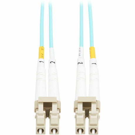Eaton Tripp Lite Series 10Gb Duplex Multimode 50/125 OM3 OFNP Fiber Patch Cable (LC/LC) - Aqua, 6 m (19.7 ft.), TAA — N820-06M-TAA