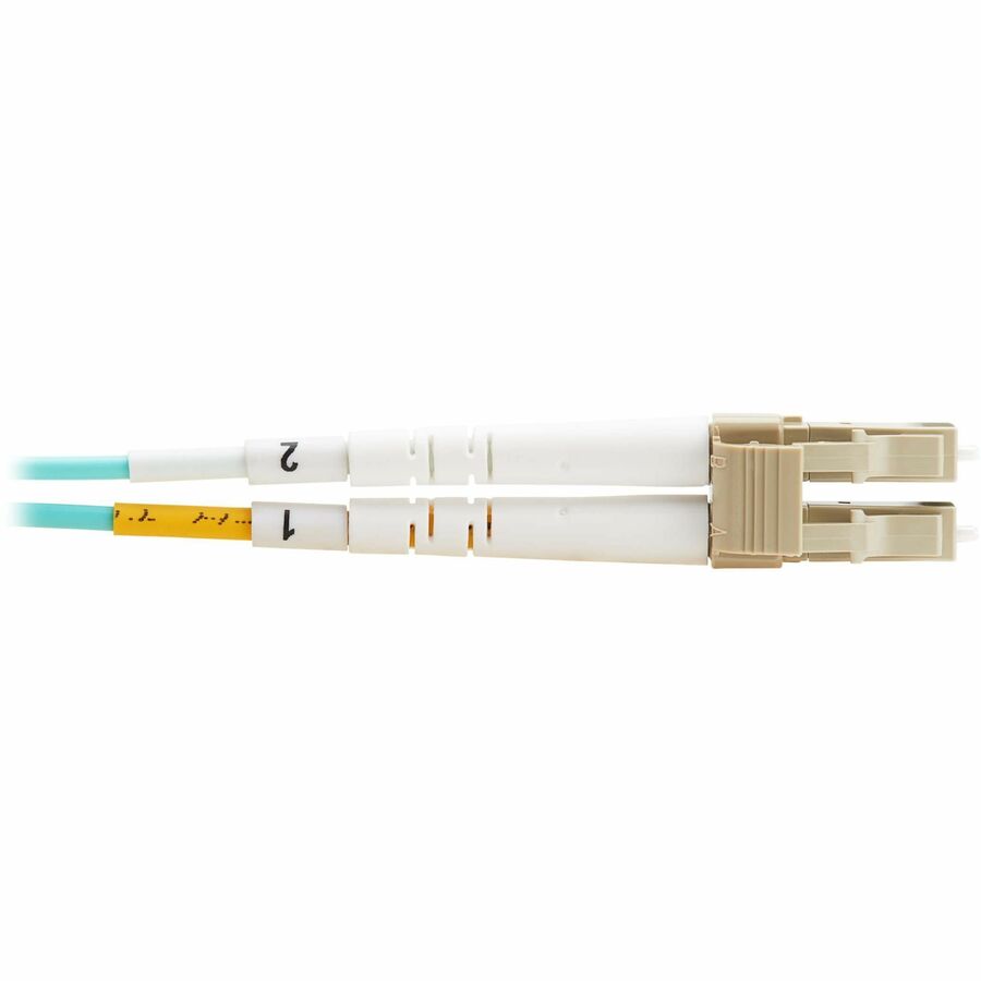 Eaton Tripp Lite Series 10Gb Duplex Multimode 50/125 OM3 OFNP Fiber Patch Cable (LC/LC) - Aqua, 6 m (19.7 ft.), TAA — N820-06M-TAA