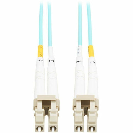 Eaton Tripp Lite Series 10Gb Duplex Multimode 50/125 OM3 OFNP Fiber Patch Cable (LC/LC) - Aqua, 4 m (13.1 ft.), TAA — N820-04M-TAA
