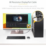 StarTech.com 6ft DisplayPort 2.1 Cable, VESA Certified DP40 DisplayPort Cable w/UHBR10/HDR/DSC 1.2a/HDCP 2.2, 8K 60Hz, DP 2.1 Cord — DP21-6F-DP40-CABLE