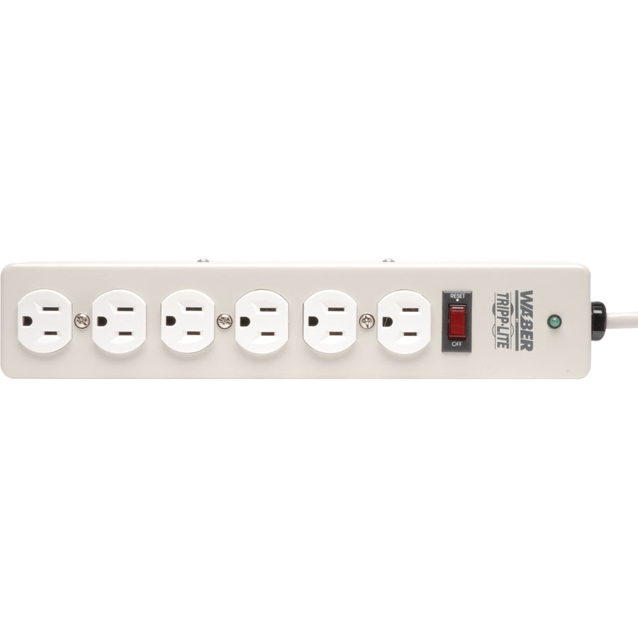 Eaton Tripp Lite Series Industrial Surge Protector, 6-Outlet, 6 ft. (1.8 m) Cord, 1050 Joules — DG206