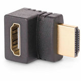 StarTech.com Down Angle HDMI 2.0 Adapter, Male to Female, Vertical 90-Degree Angled HDMI Port Saver, 4K 60Hz, High Speed HDMI Connector Extension — HDMI2HDMIMFDN