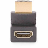 StarTech.com Down Angle HDMI 2.0 Adapter, Male to Female, Vertical 90-Degree Angled HDMI Port Saver, 4K 60Hz, High Speed HDMI Connector Extension — HDMI2HDMIMFDN