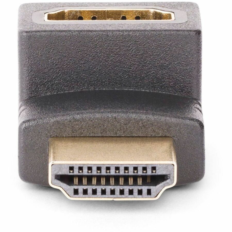 StarTech.com Down Angle HDMI 2.0 Adapter, Male to Female, Vertical 90-Degree Angled HDMI Port Saver, 4K 60Hz, High Speed HDMI Connector Extension — HDMI2HDMIMFDN
