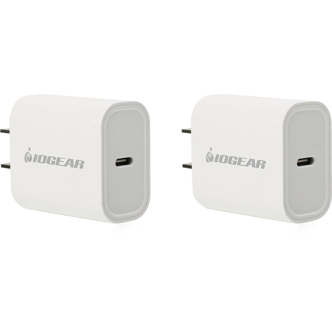 IOGEAR GearPower Compact USB-C 20W Charger 2-Pack — GPAWC20W2P