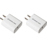 IOGEAR GearPower Compact USB-C 20W Charger 2-Pack — GPAWC20W2P