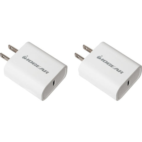 IOGEAR GearPower Compact USB-C 20W Charger 2-Pack — GPAWC20W2P