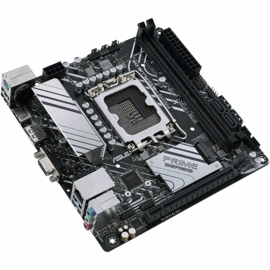 Asus Prime PRIME H610I-PLUS D4-CSM Desktop Motherboard - Intel H610 Chipset - Socket LGA-1700 - Mini ITX — PRIMEH610I-PLUSD4-CSM