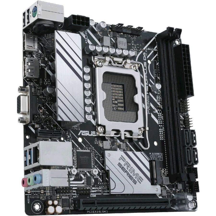 Asus Prime PRIME H610I-PLUS D4-CSM Desktop Motherboard - Intel H610 Chipset - Socket LGA-1700 - Mini ITX — PRIMEH610I-PLUSD4-CSM