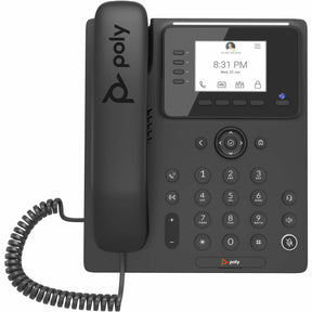 Poly CCX 350 IP Phone - Corded - Corded - Desktop, Wall Mountable - Black — 848Z7AA#AC3