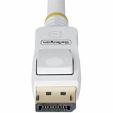 StarTech.com 10ft DisplayPort Cable - White — DP12-CABLE-10FTW
