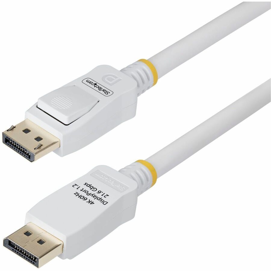 StarTech.com 10ft DisplayPort Cable - White — DP12-CABLE-10FTW