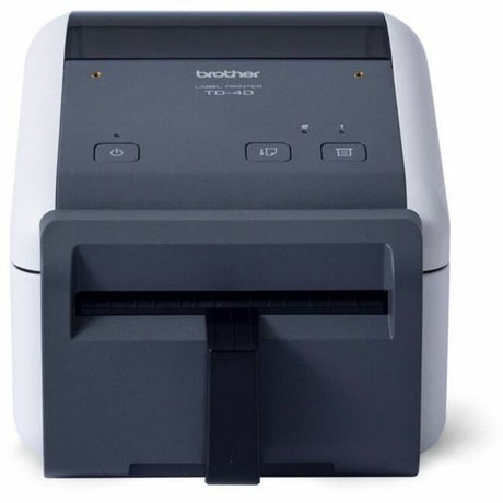 Brother TD-4420DNFC Desktop Direct Thermal Printer - Monochrome - Label Print - Fast Ethernet - USB - USB Host - Serial - With Cutter — TD4420DNFC