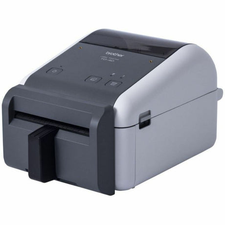 Brother TD-4420DNFC Desktop Direct Thermal Printer - Monochrome - Label Print - Fast Ethernet - USB - USB Host - Serial - With Cutter — TD4420DNFC