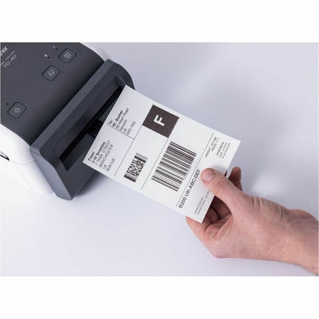 Brother TD-4420DNFC Desktop Direct Thermal Printer - Monochrome - Label Print - Fast Ethernet - USB - USB Host - Serial - With Cutter — TD4420DNFC