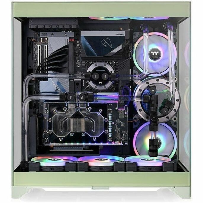 Thermaltake CTE E550 TG Matcha Green Mid Tower Chassis — CA-1Z8-00MEWN-00