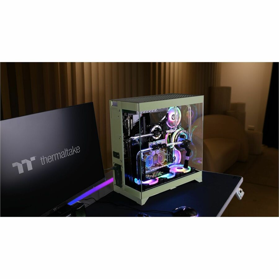 Thermaltake CTE E550 TG Matcha Green Mid Tower Chassis — CA-1Z8-00MEWN-00