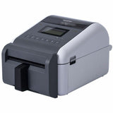 Brother TD-4550DNWBFC Desktop Direct Thermal Printer - Monochrome - Label Print - Fast Ethernet - USB - USB Host - Serial - Bluetooth 4.2 - IEEE 802.11a/b/g/n Wireless LAN - With Cutter — TD4550DNWBFC