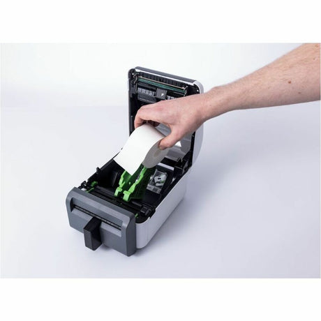 Brother TD-4550DNWBFC Desktop Direct Thermal Printer - Monochrome - Label Print - Fast Ethernet - USB - USB Host - Serial - Bluetooth 4.2 - IEEE 802.11a/b/g/n Wireless LAN - With Cutter — TD4550DNWBFC