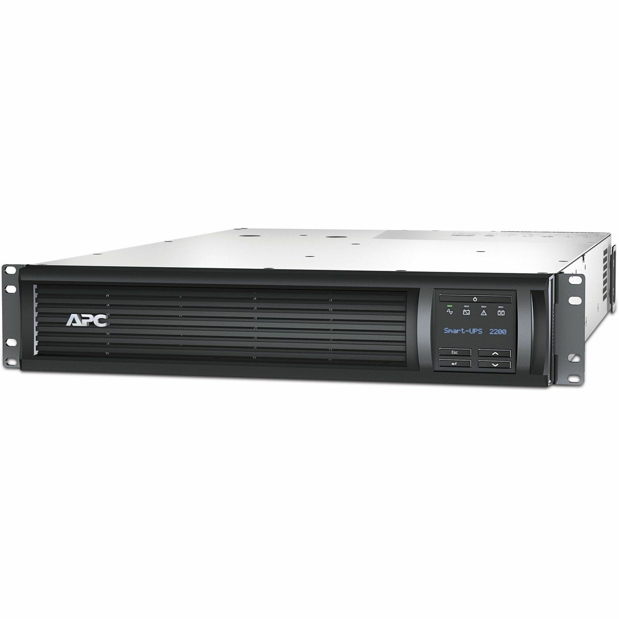 APC Smart-UPS, Line Interactive, 2200VA, Rackmount 2U, 120V, 6x NEMA 5-15R+2x NEMA 5-20R outlets, SmartSlot, AVR, LCD [TAA] — SMT2200RMUS