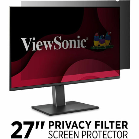ViewSonic 27" Privacy Filter Screen Protector for Widescreen (16:9) LCD Monitor Lightweight Anti-glare and Anti-scratch, Black. 20 screen protectors per master pack. — VSPF2700