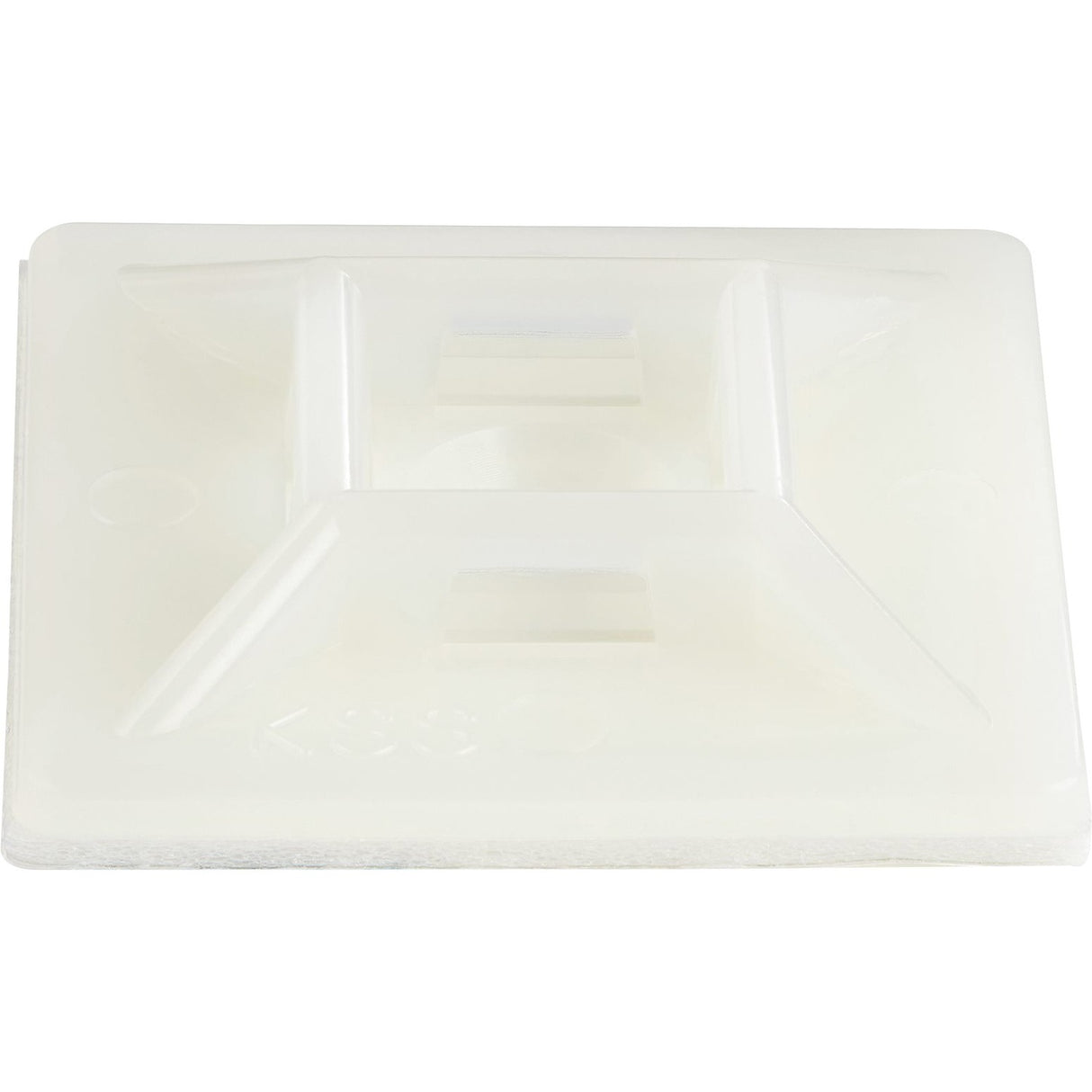 StarTech.com 100 Pack Cable Tie Mounts with Adhesive Tape for 0.21in (5.5mm) Wide Ties - Nylon/Plastic Zip Tie Mounts - 94V-2 Fire & UL — CBMCTM3