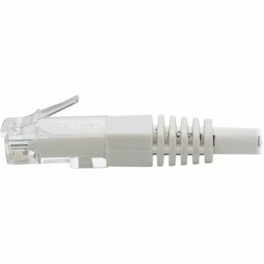 Eaton Tripp Lite Series Cat6 Gigabit Molded (UTP) Ethernet Cable (RJ45 M/M), PoE, White. 100 ft. (30.5 m) — N200-100-WH