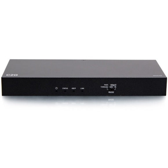 C2G HDBaseT HDMI Extender + USB C, Aux, and USB B to USB over Cat - Wall Plate Transmitter to Receiver Box - 4K 60Hz — C2G31011