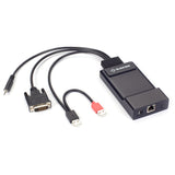 Emerald&reg; Zero U DVI KVM-over-IP Transmitter - Single Head, HD, USB-HID, Audio, 12-in. — EMD200DV-T