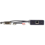Emerald&reg; Zero U DVI KVM-over-IP Transmitter - Single Head, HD, USB-HID, Audio, 12-in. — EMD200DV-T
