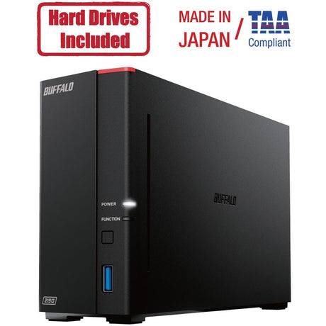 BUFFALO LinkStation 710 1-Bay Professional Network Storage 2TB (1X2TB) with Hard Drives Included — LS710D0201