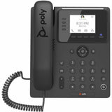 Poly CCX 350 IP Phone - Corded - Corded - Desktop, Wall Mountable - Black — 8F3G3AA#ABA